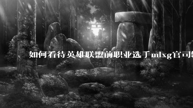 如何看待英雄联盟前职业选手mlxg官司输了，被强制执行2500w？
